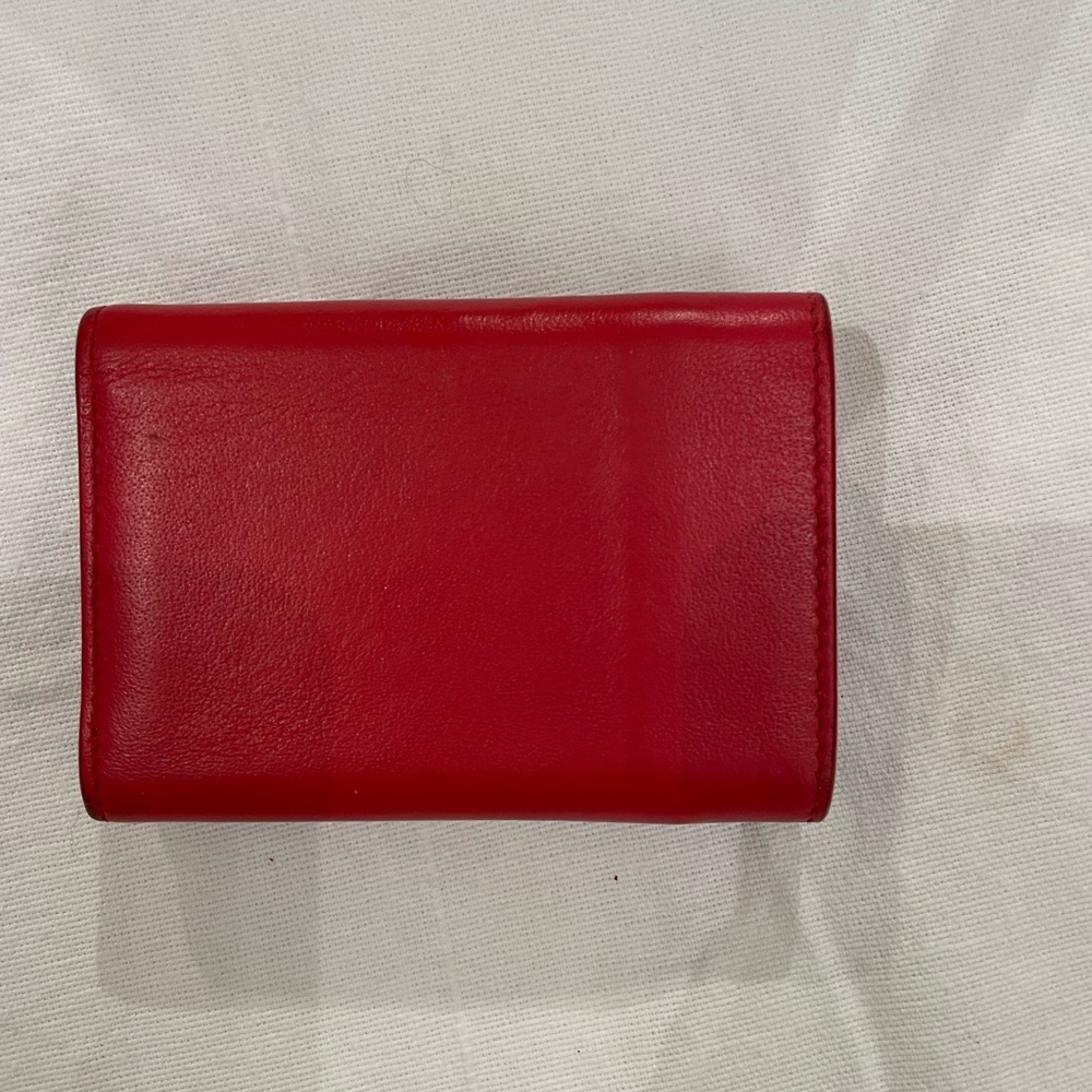 Balenciaga Paper Mini Wallet in Red - Picture 2 of 5